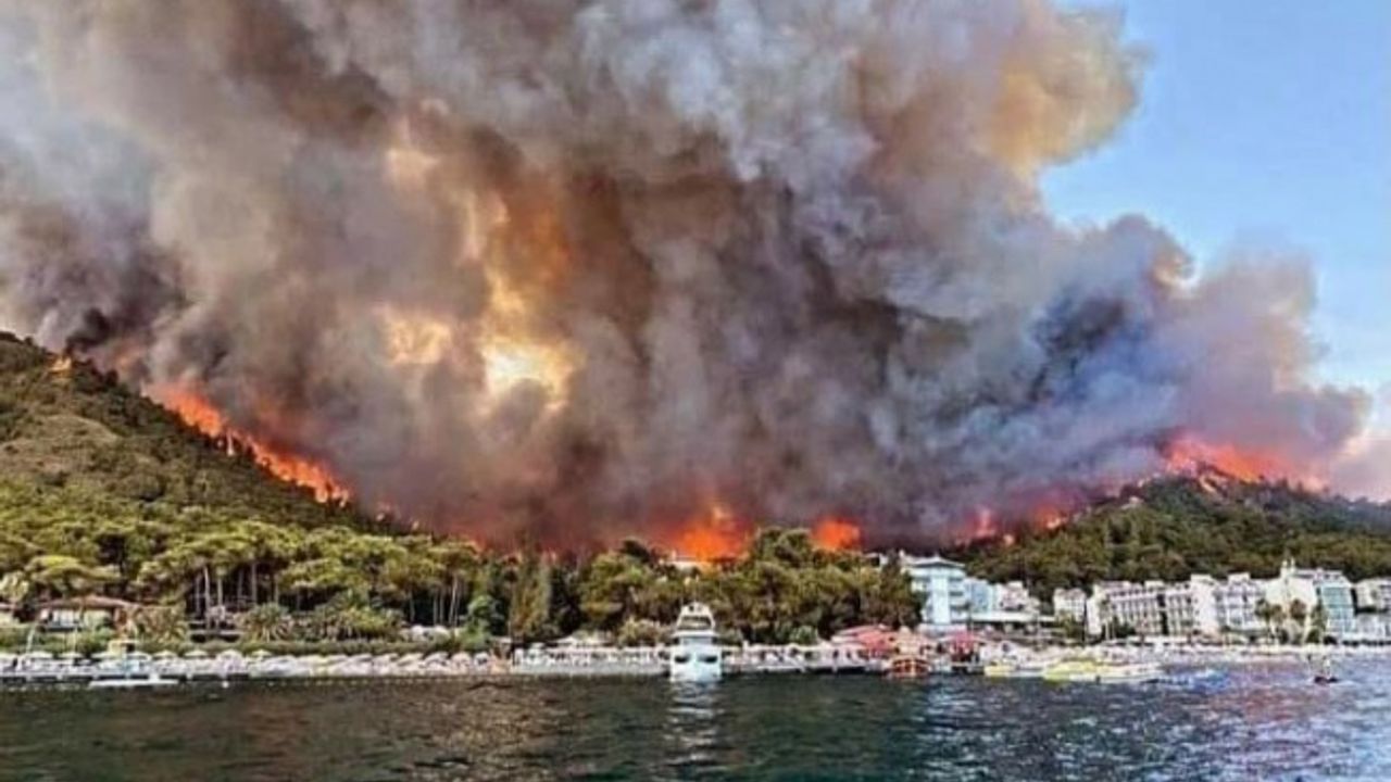 Manavgat'ın ardından Marmaris, Datça, Adana, Mersin, Osmaniye ve Elazığ da yangınlar çıktı