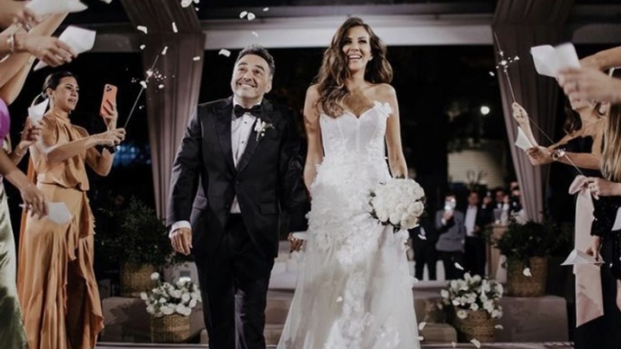 Arda Türkmen ve Melodi Elbirliler evlendi