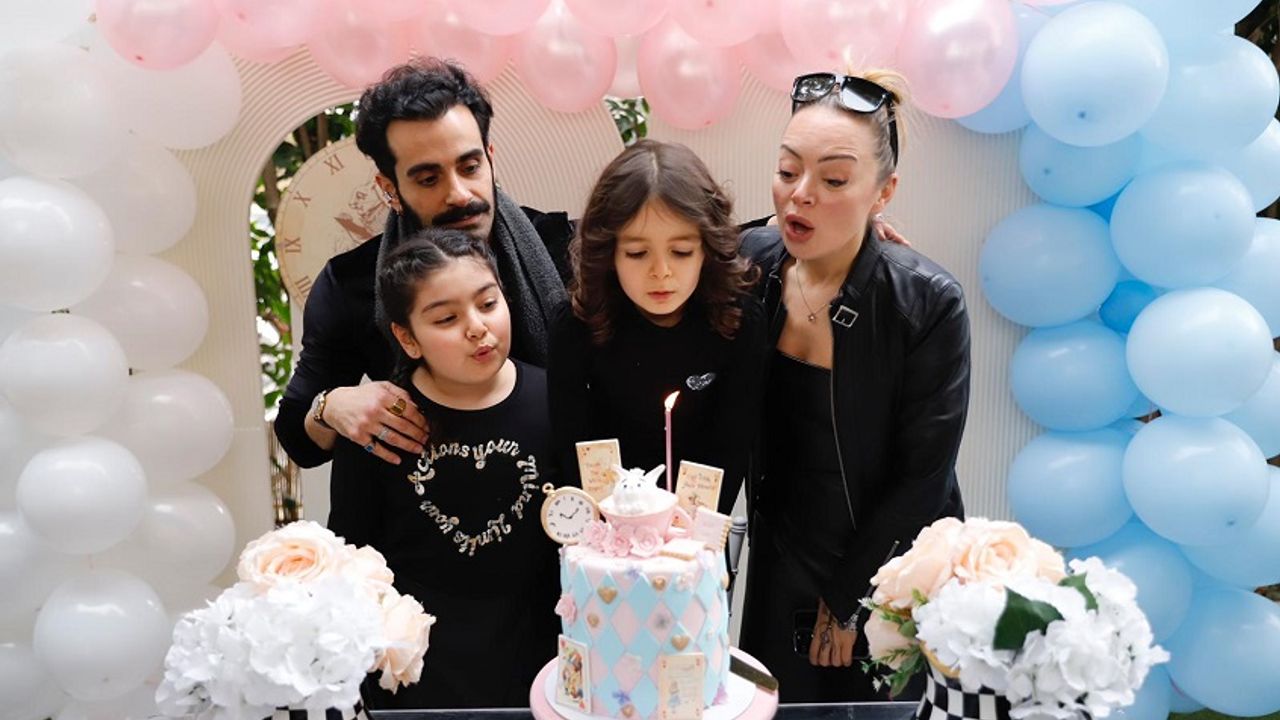 Gökhan Türkmen'den kızına sürpriz doğum günü partisi