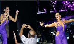 Hülya Avşar, Kıbrıs'ta 2000 kişiye konser verdi. Avşar bol bol selfie çektirdi
