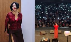 Nazan Öncel Adana konserinde yine ayakta alkışlandı.