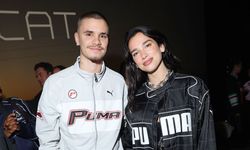 Romeo Beckham - Dua Lipa İtalya da lansmanda bir araya geldiler