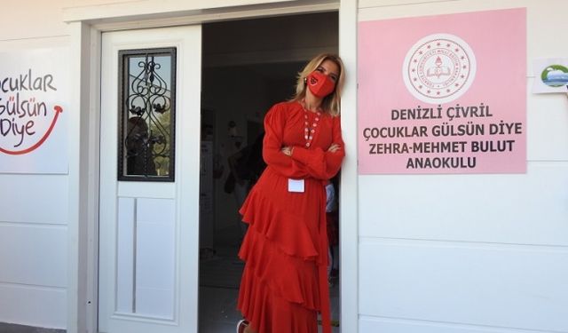 Gülben Ergen 40. Anaokulu'nu Denizli de açtı