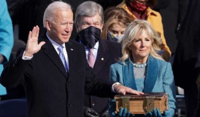 ABD’nin 46. Başkanı Joe Biden yemin ederek göreve başladı