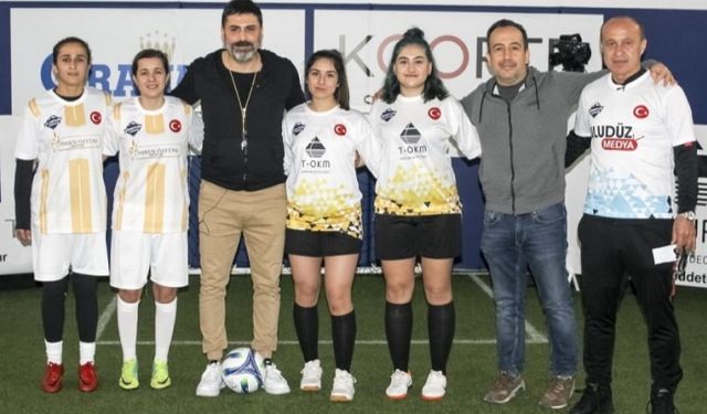 Pandemiye inat kadın futbol turnuvası