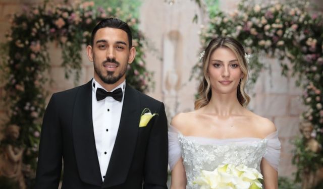 Fenerbahçeli futbolcu İrfan Can Kahveci ile Gözde Doyran evlendi