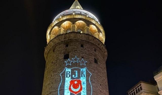 Beşiktaş Şampiyonluğu Galata Kulesine yansıdı