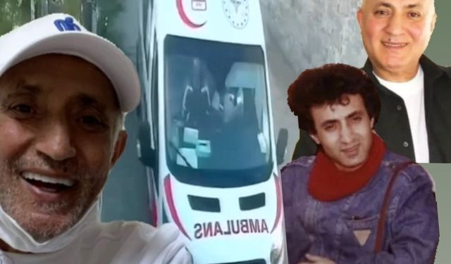 Güftekâr Mehmet Yüzüak hastaneye kaldırıldı.