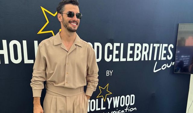 Venedik'te oyuncu Aras Aydın'a büyük ilgi!