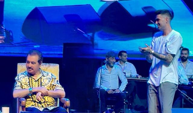 İbrahim Tatlıses oğlu İdo ile Harbiye de düet yaptı