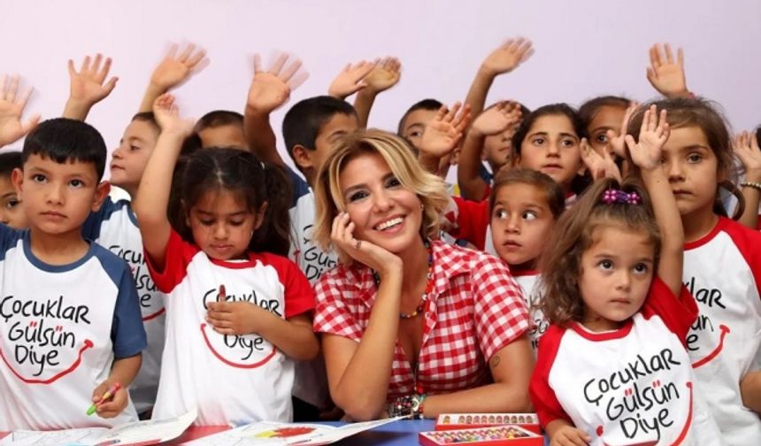 Gülben Ergen 'Çocuklar Gülsün Diye' 41. Anaokulunu Siirt'te açıyor.