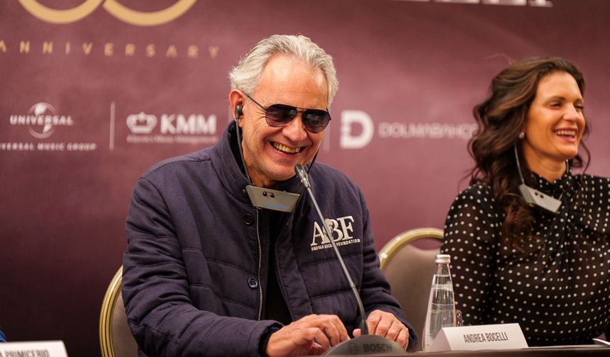 Andrea Bocelli, 30 Mayıs'ta İstanbul Beşiktaş Stadyumu'nda!