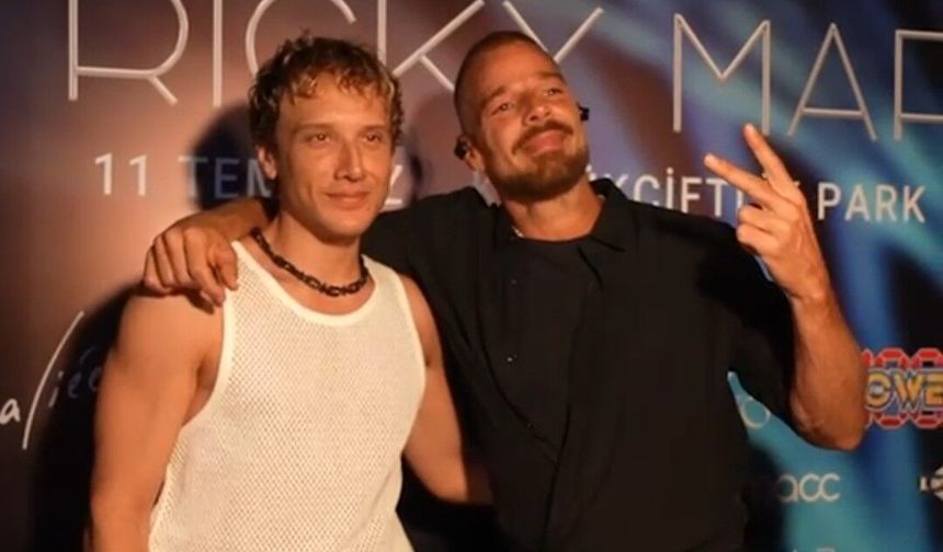 Ricky Martin ve Edis İstanbul da bir araya geldi