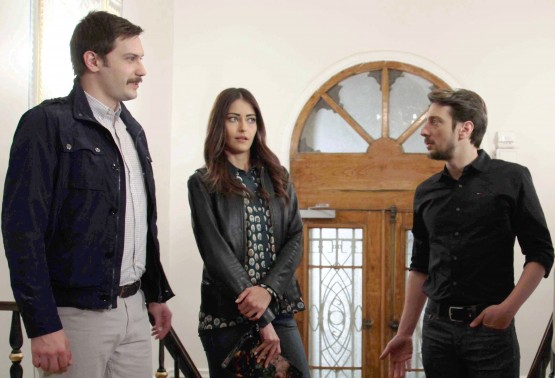 Alican Albayrak, Tuba Melis Türk ve Engin Hepileri 'Kara Ekmek' dizisinde.