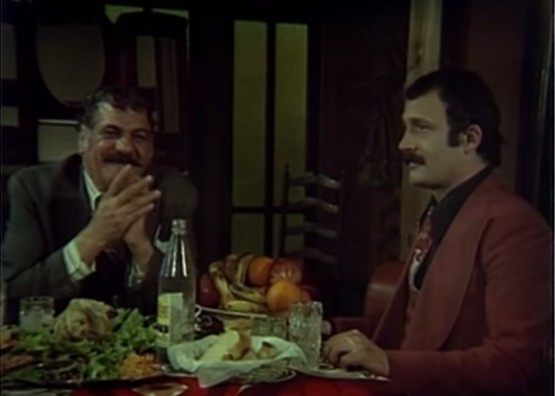 Erol Taş ve Sümer Tilmaç 'Dilek Taşı' sinema filminde.