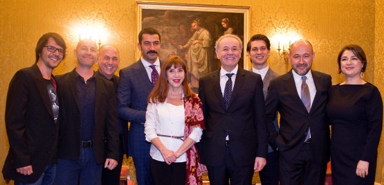 MEHMET GUNSUR-CAGAN IRMAK-KENAN IMIRZALIOGLU-HUMEYNA-T.C TURK BUYUKELCISI AYDIN SEZGIN-FERZAN OZPETEK-CAGATAY ULUSOY-SINAN ONCEL-SERAP ENGIN