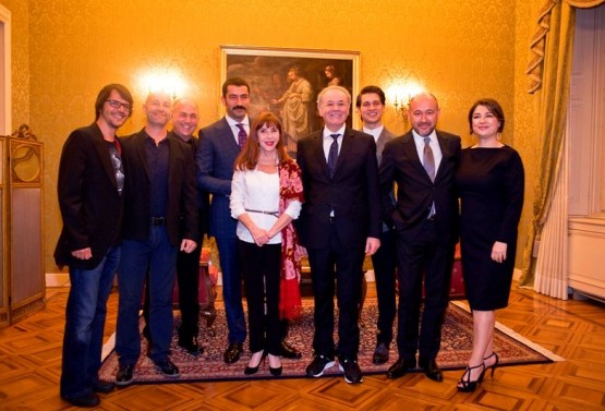 MEHMET GUNSUR-CAGAN IRMAK-KENAN IMIRZALIOGLU-HUMEYNA-T.C TURK BUYUKELCISI AYDIN SEZGIN-FERZAN OZPETEK-CAGATAY ULUSOY-SINAN ONCEL-SERAP ENGIN
