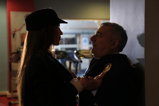 Yolanthe Cabau & Mehmet Ali Erbil 'Polis Akademisi Alaturka' sinema filminde.