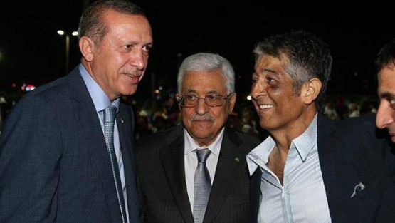 Başbakan Recep Tayyip Erdoğan, Filistin Devlet Başkanı Mahmud Abbas, Murat Göğebakan iftar yemeğinde bir araya geldiler.