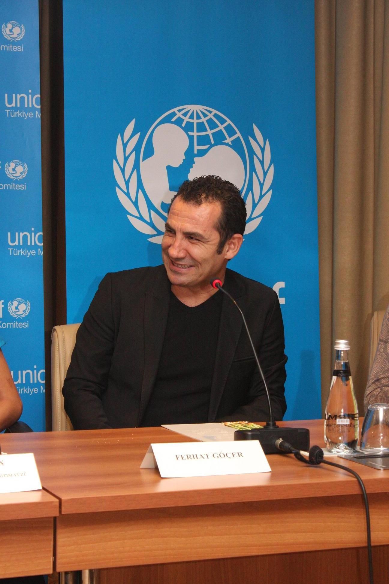Ferhat Göçer, Ali Poyrazoğlu, Tülin Şahin ve Şefika Kutluer UNICEF iyi ...