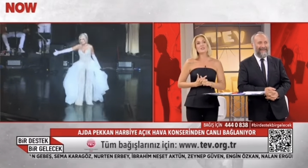 Ajda Pekkan'dan Tev'e Destek Harbiye 4.9.2024