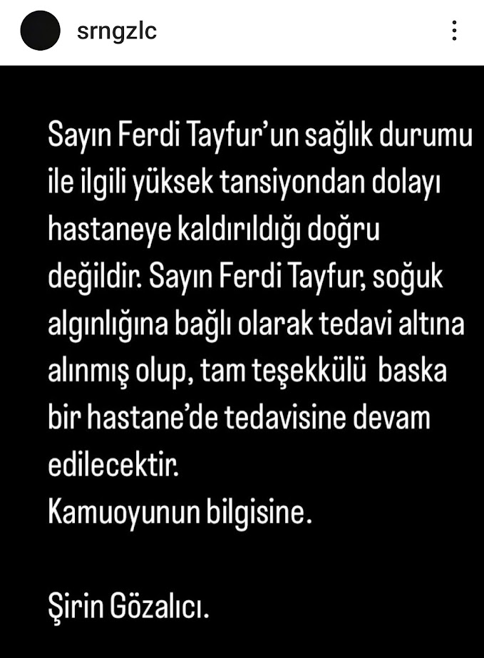 Ferdi Tayfur Menajer Sirin Gozalici Aciklama Screenshot 20241215 160741 Instagram