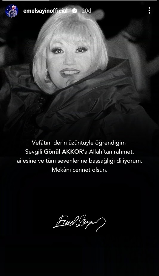 Emel Sayın Instagram Gonul Akkor Aciklamasi Screenshot 20241231 175246 Instagram