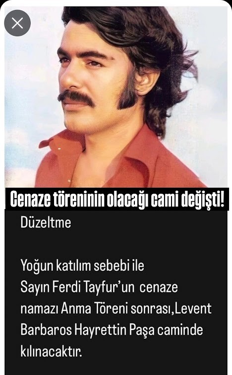 Ferdi Tayfur Cami Degisikliği-1