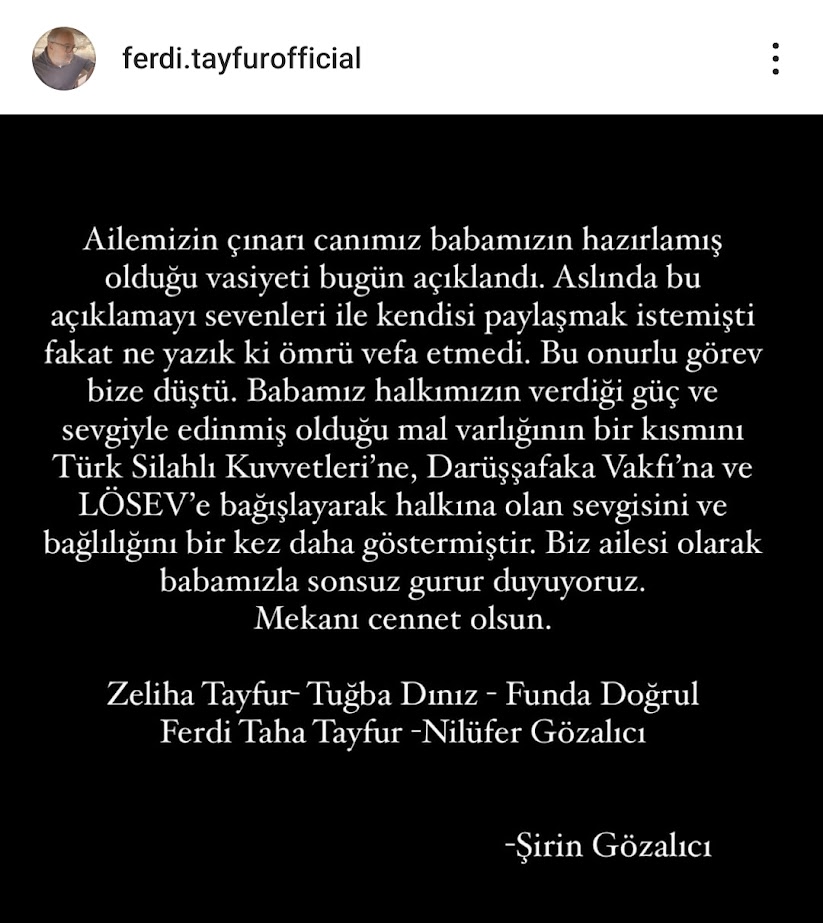 Ferdi Tayfur Official Screenshot 20250205 170001 Instagram
