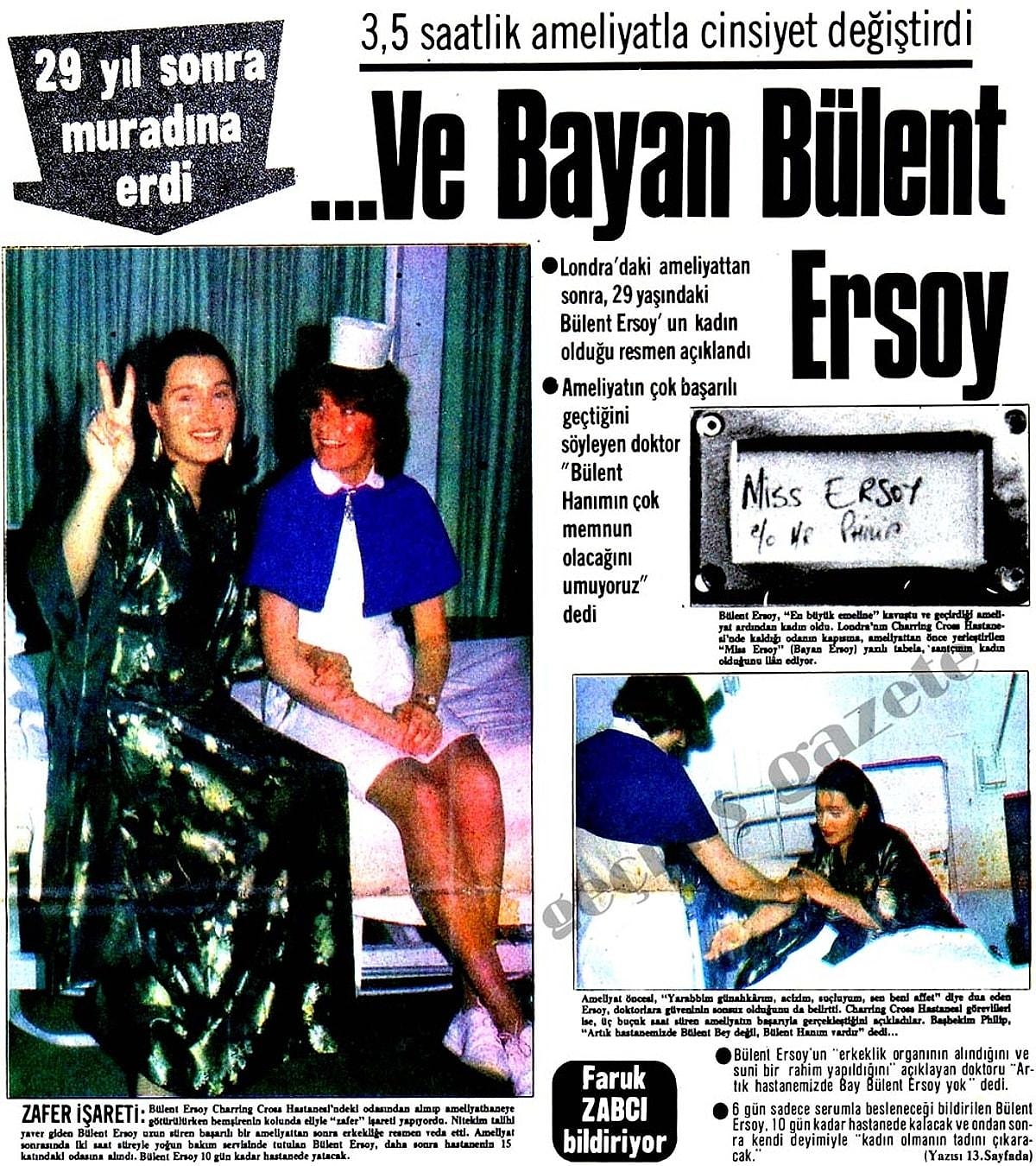 Bülent Ersoy Hürriyet Faruk Zabcı