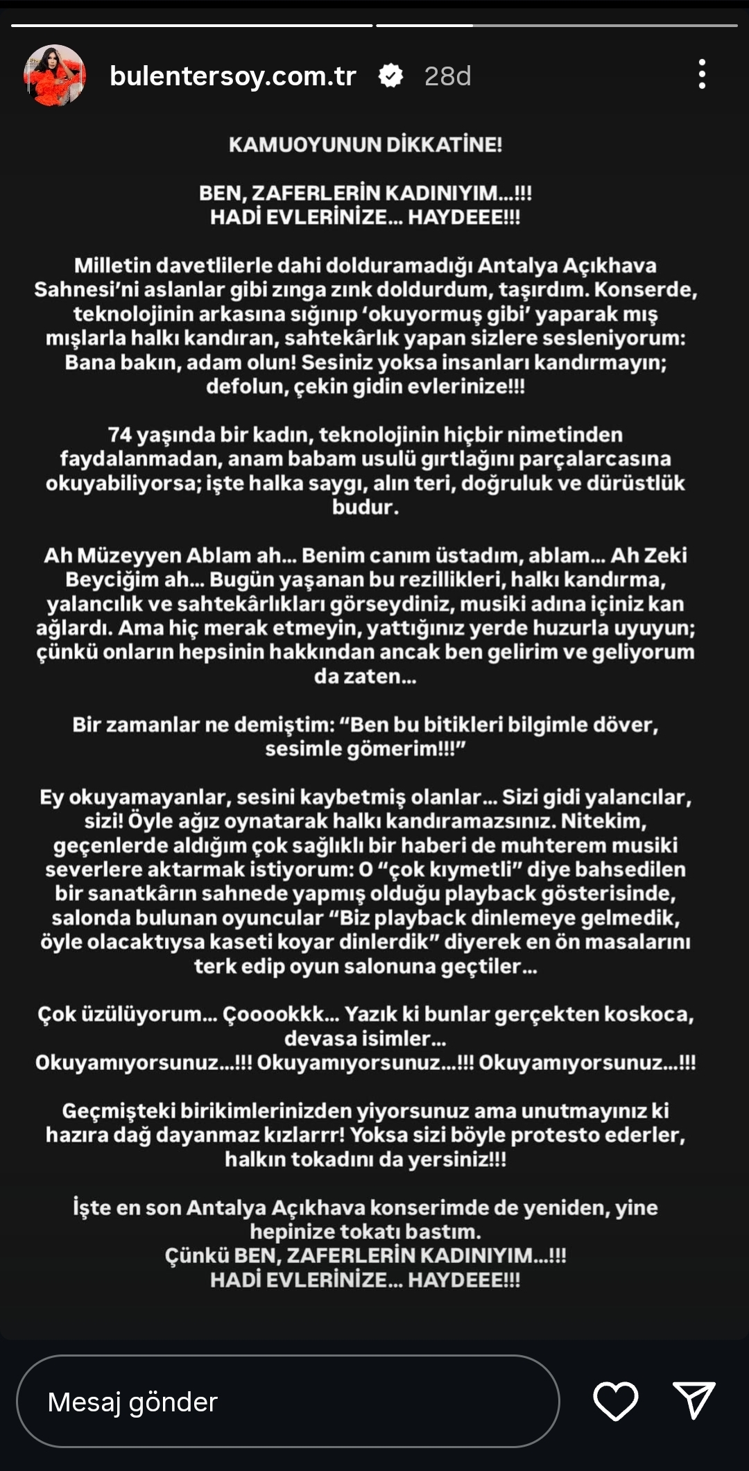 Bülent Ersoy 10.8.2025