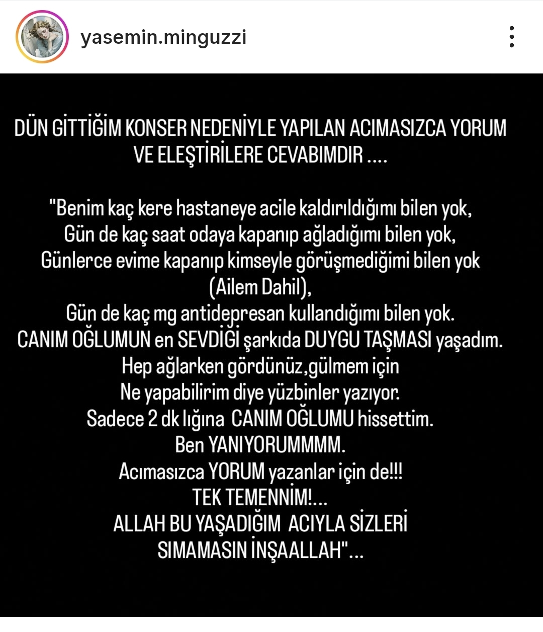 Yasemin Minguzzi Instagram