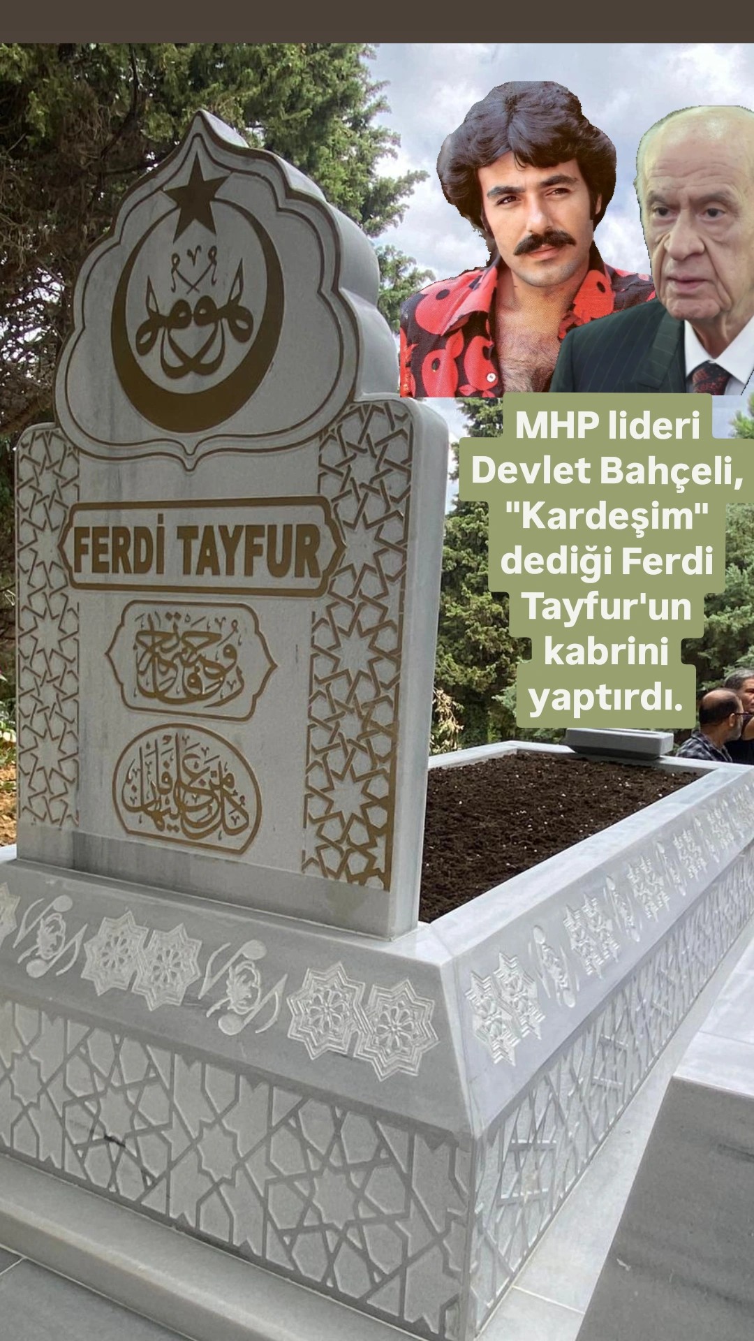 Ferdi Tayfur Devlet Bahçeli Kolaj