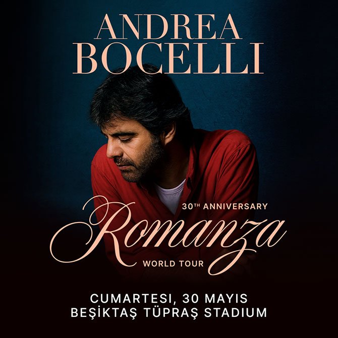 Andrea Bocelli, Romanza 30Th Anniversary World Tour