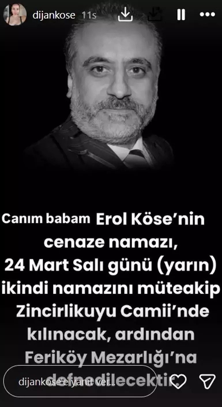 Erol Köse'nin Kızı Dijan Kose