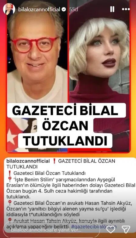 Medya Bilal Ozcan Post