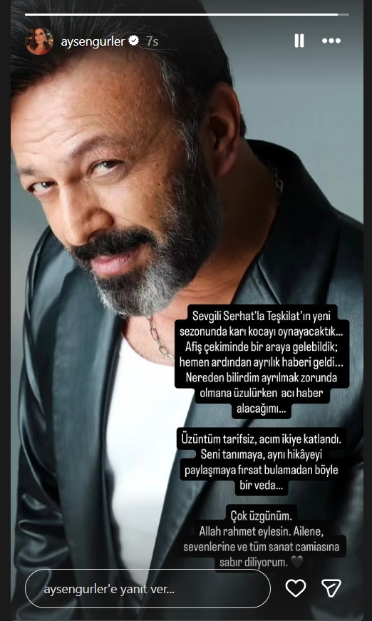 Ayşen Gürler Paylaşımı Serhat Kılıç