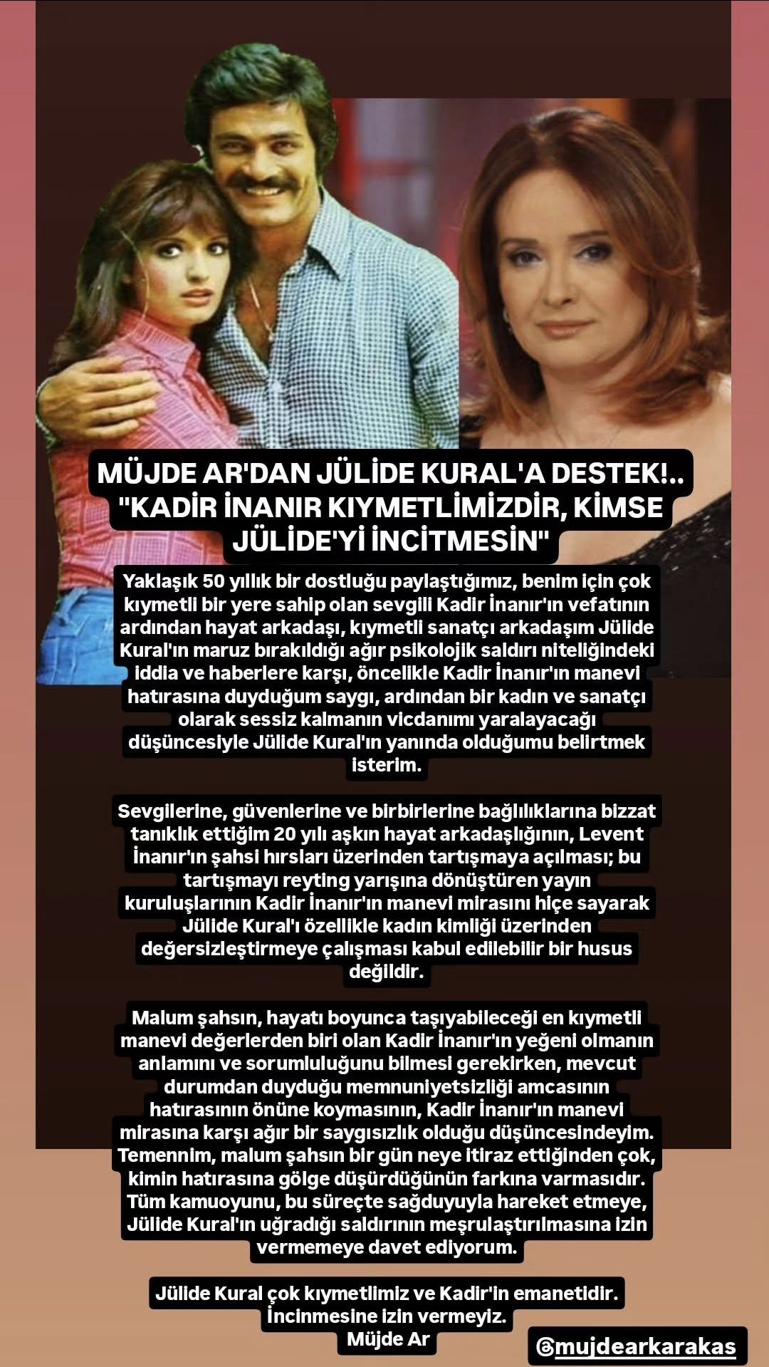 Müjde Ar Aciklama